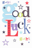 The spirit of encouragement leaps from this good luck card, crafted with a vibrant palette familiar to anyone who's wandered through Enfield's lively markets or admired early crocus blooms at Oakwood Park. 'Good Luck' swirls across the card in oversized pastel-blue letters, seamlessly entwined with deep reds, soft moss greens, and regal purples. Each letter appears selected with care-like a florist choosing blooms to build the perfect gesture. Navy, lilac, and refreshing hints of lime yellow stars burst across the pure white background, reminiscent of stargazing on crisp north London evenings. The smooth, crisp card texture invites you to press your fingertips down, sensing the intention behind every curve. It's easy to imagine slipping this card into the hand of a loved one before a big opportunity-sending them forward with all the optimism and belief rooted in Enfield's warmest neighbourhoods. Here, the card transcends mere paper, offering genuine faith that luck and community always walk side by side.